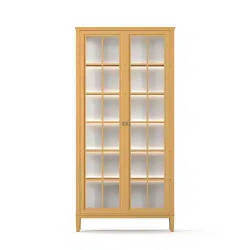 Englesson Vitrinskåp med belysning Stockholm 2.0 Gul