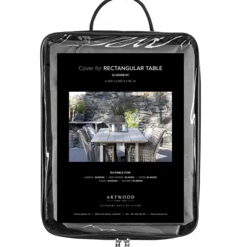 Artwood Överdrag för utemöbler REKTANGULÄRT BORD (L)