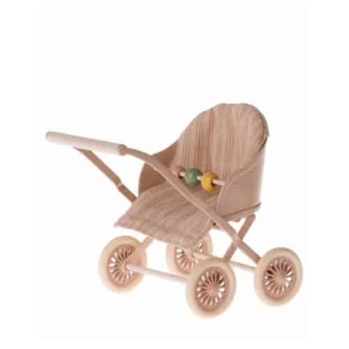 Maileg Barnvagn Babymus Rosa