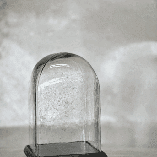 Noori ZAC fyrkantig glaskupol med svart bas