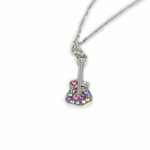 Busy Lizzie Halsband Gitarr med kristaller