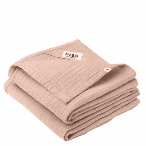 Bibs Muslinfilt - Blush