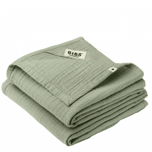 Bibs Muslinfilt - Sage