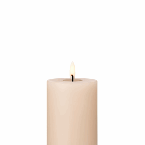 Ester & Erik Led Blockljus Ice latte 10cm