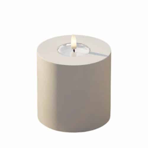 Utomhus LED Blockljus Ø 10 x 10 cm Sand