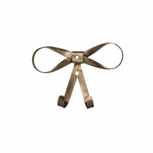 Väggkrok Rosett Antik Mässing