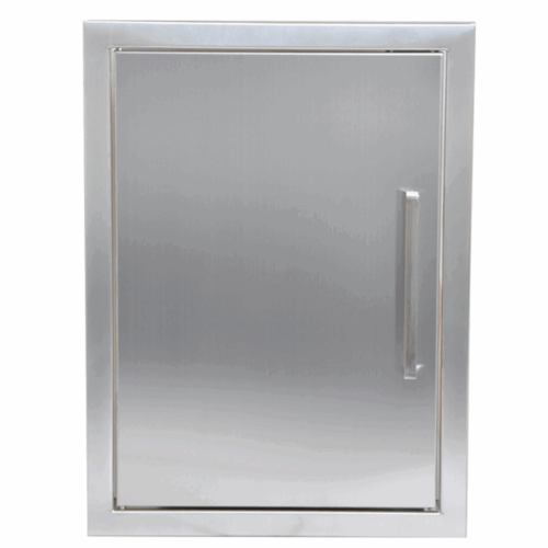 Enkeldörr i rostfritt stål till utkök