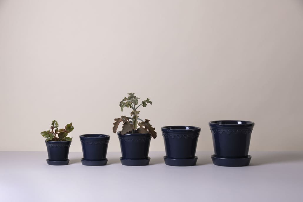 Bergs Potter Copenhagen Kruka – Blå 14 cm - Bild 2