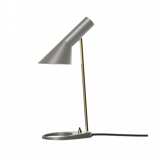 Louis Poulsen AJ Mini Bordslampa Varmgrå / Mässing