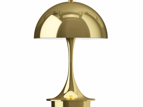 Louis Poulsen Panthella 160 Portable V3 – Brass Metallized LED-lampa