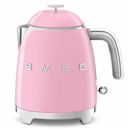Smeg Mini Vattenkokare Högblank Rosa 50's Style