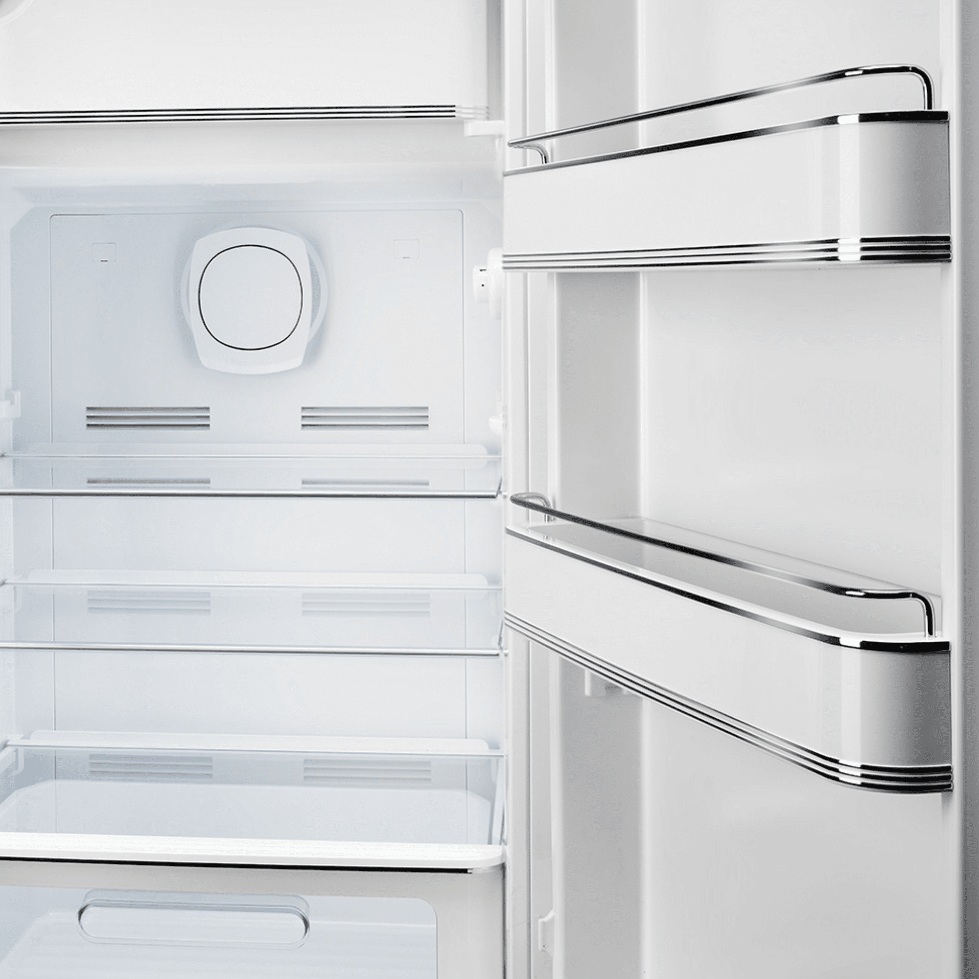 Smeg Fristående Kylskåp Vit, Höger 50's Style - Bild 2