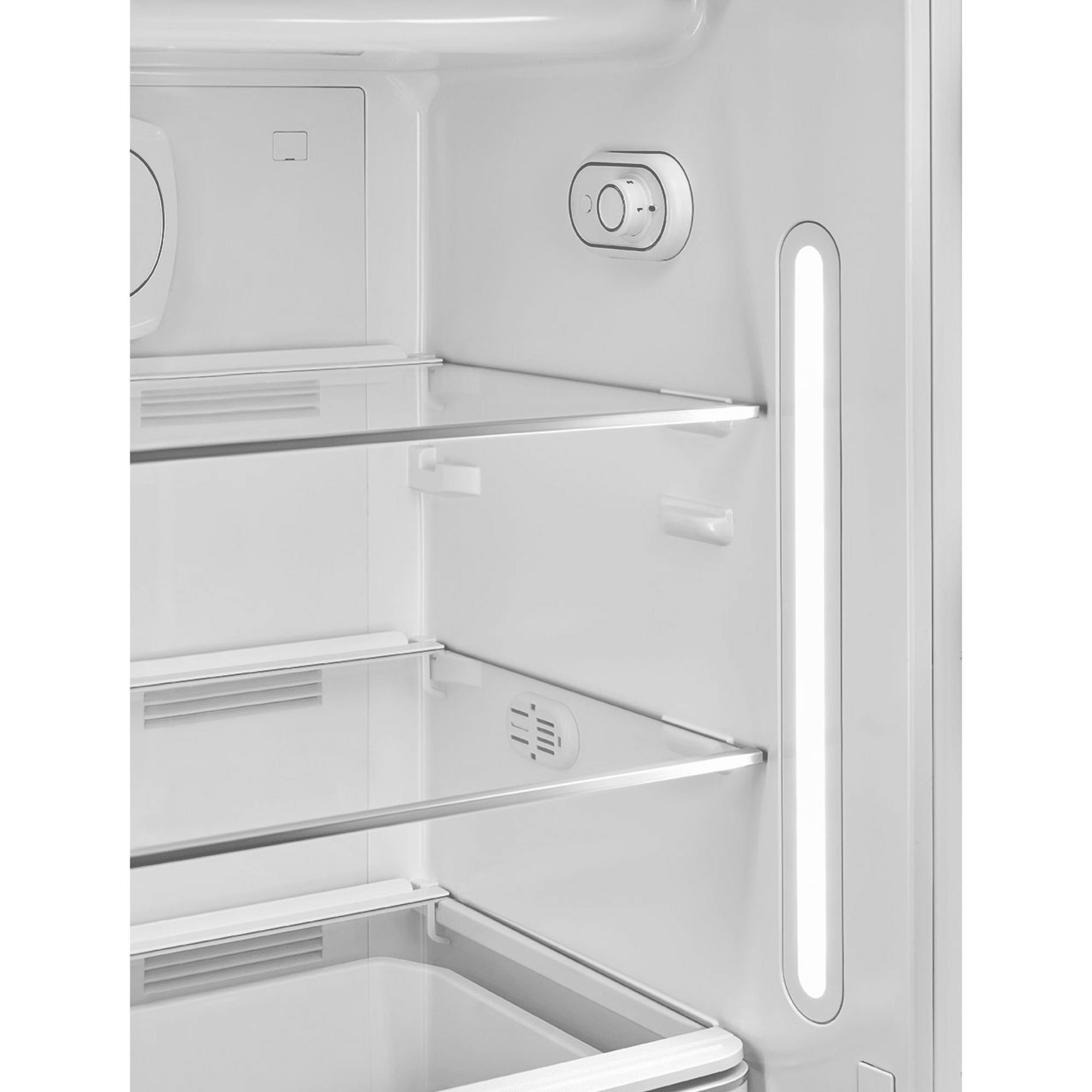 Smeg Fristående Kylskåp Vit, Höger 50's Style - Bild 3