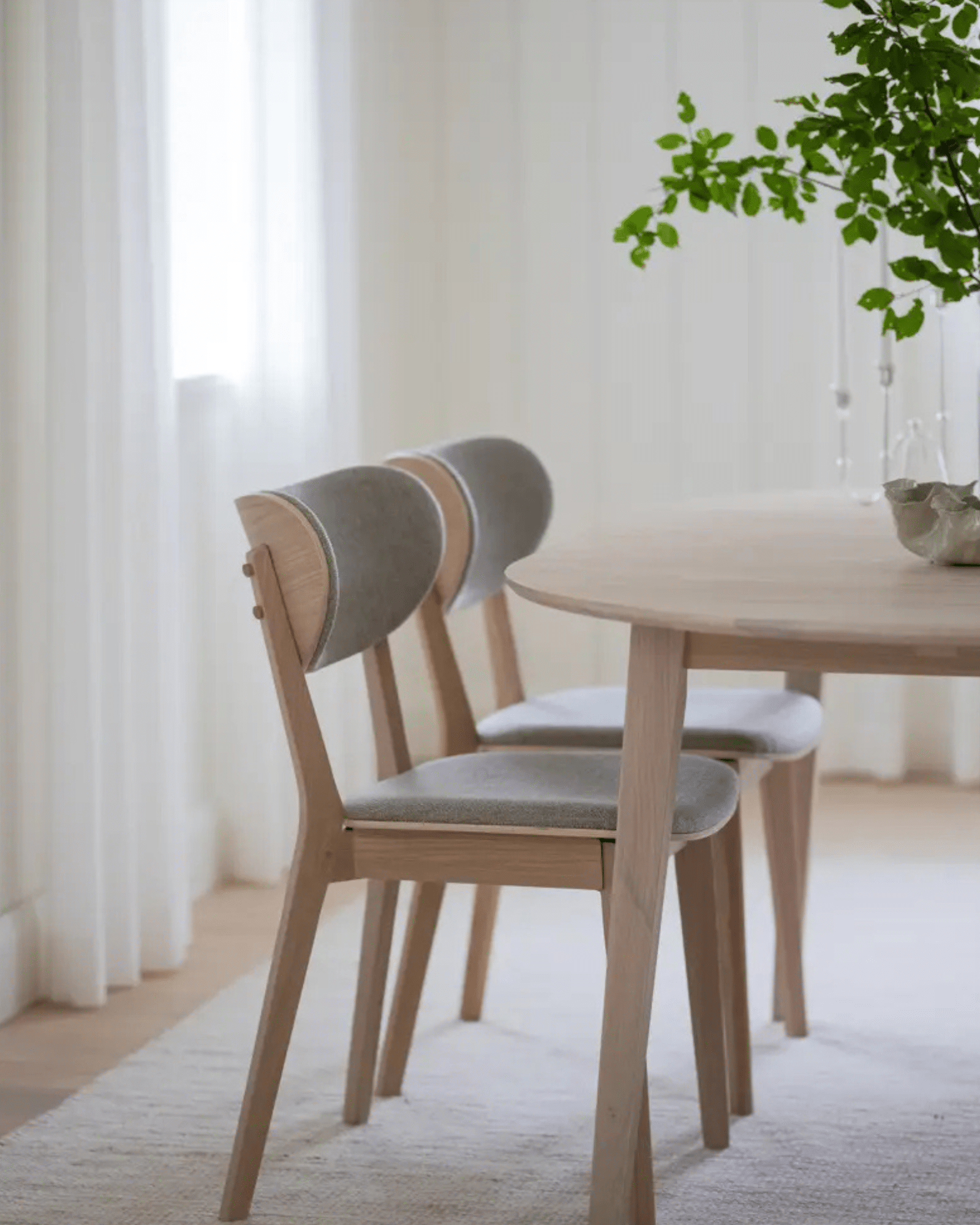 Rowico Stol Kato Vitpigmenterad/gråbeige - Bild 3