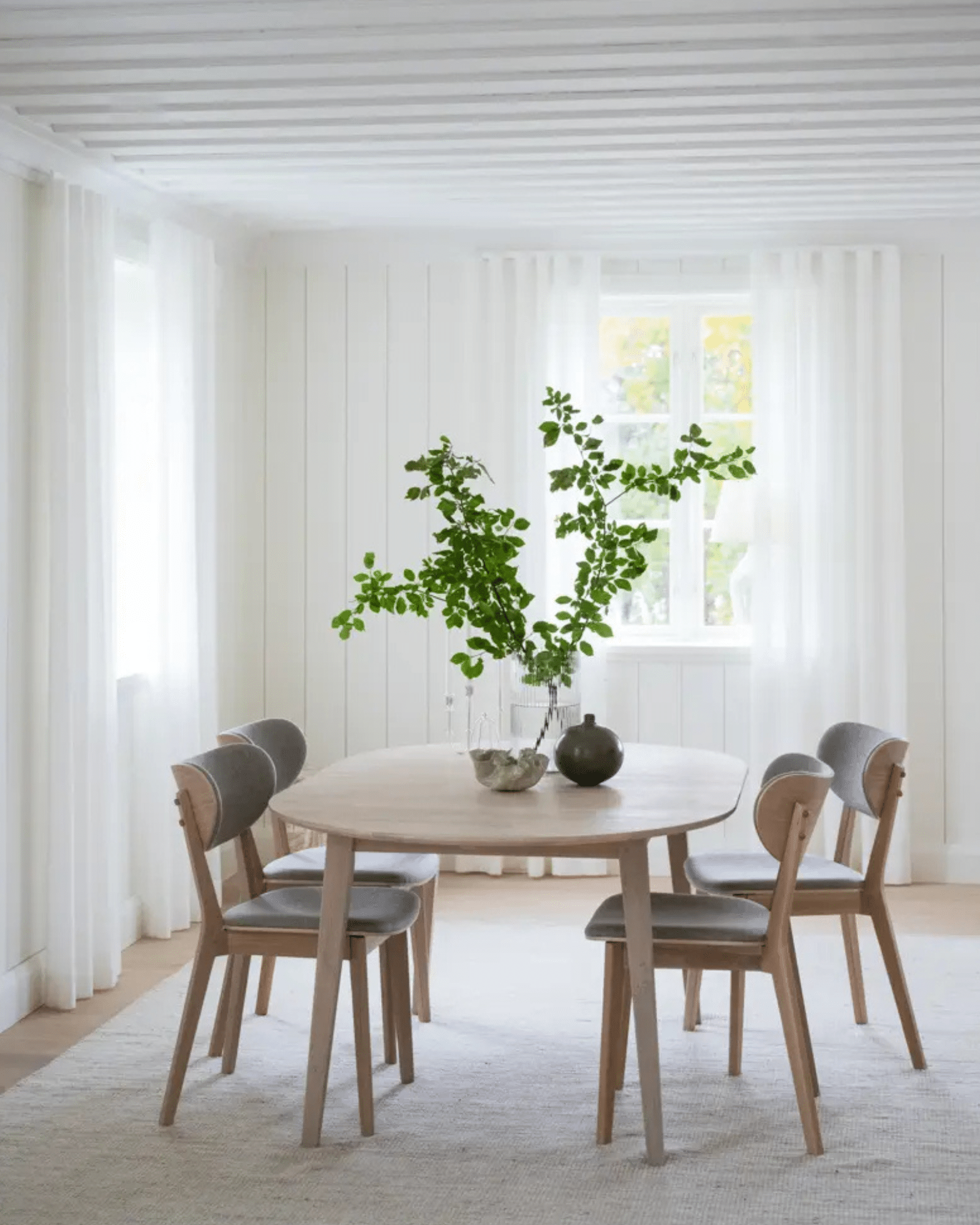 Rowico Stol Kato Vitpigmenterad/gråbeige - Bild 4