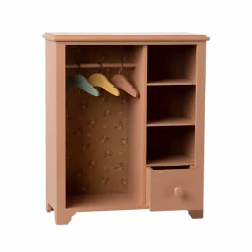 Maileg Garderob Stor – Mörk Puder