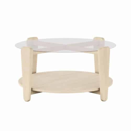 Rowico Arran Soffbord vitpigmenterad 93x93 cm