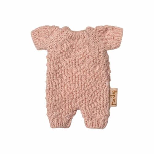 Maileg Stickad kostym Micro – Rosa