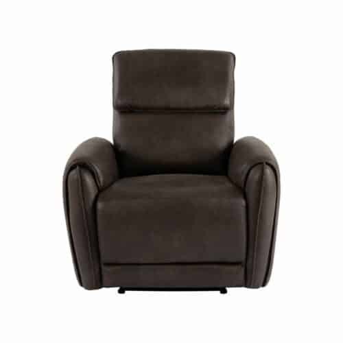ALICE Reclinerfåtölj i brun tyg