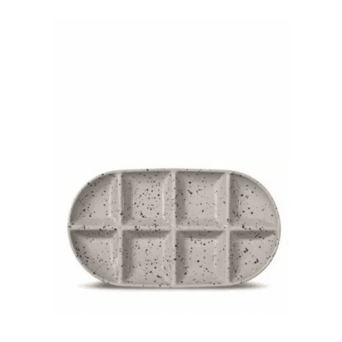 Ditte serveringsfat stor Grå/svart