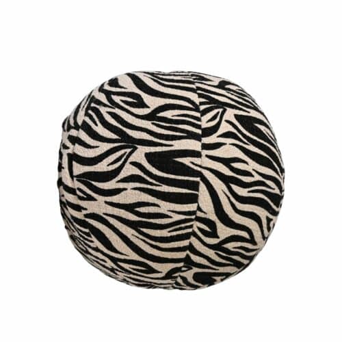 Byon Kudde Anima zebra rund