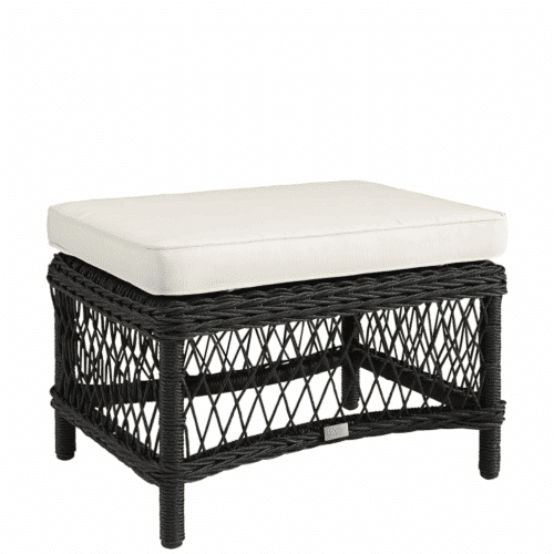 Artwood Marbella Fotpall Svart inkl dyna