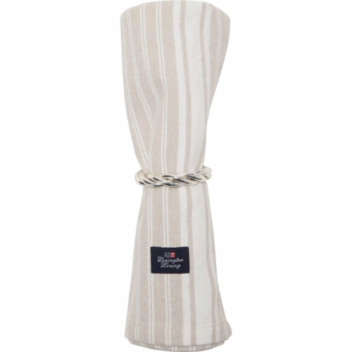 Lexington Icons randig servett i oxford 50x50cm