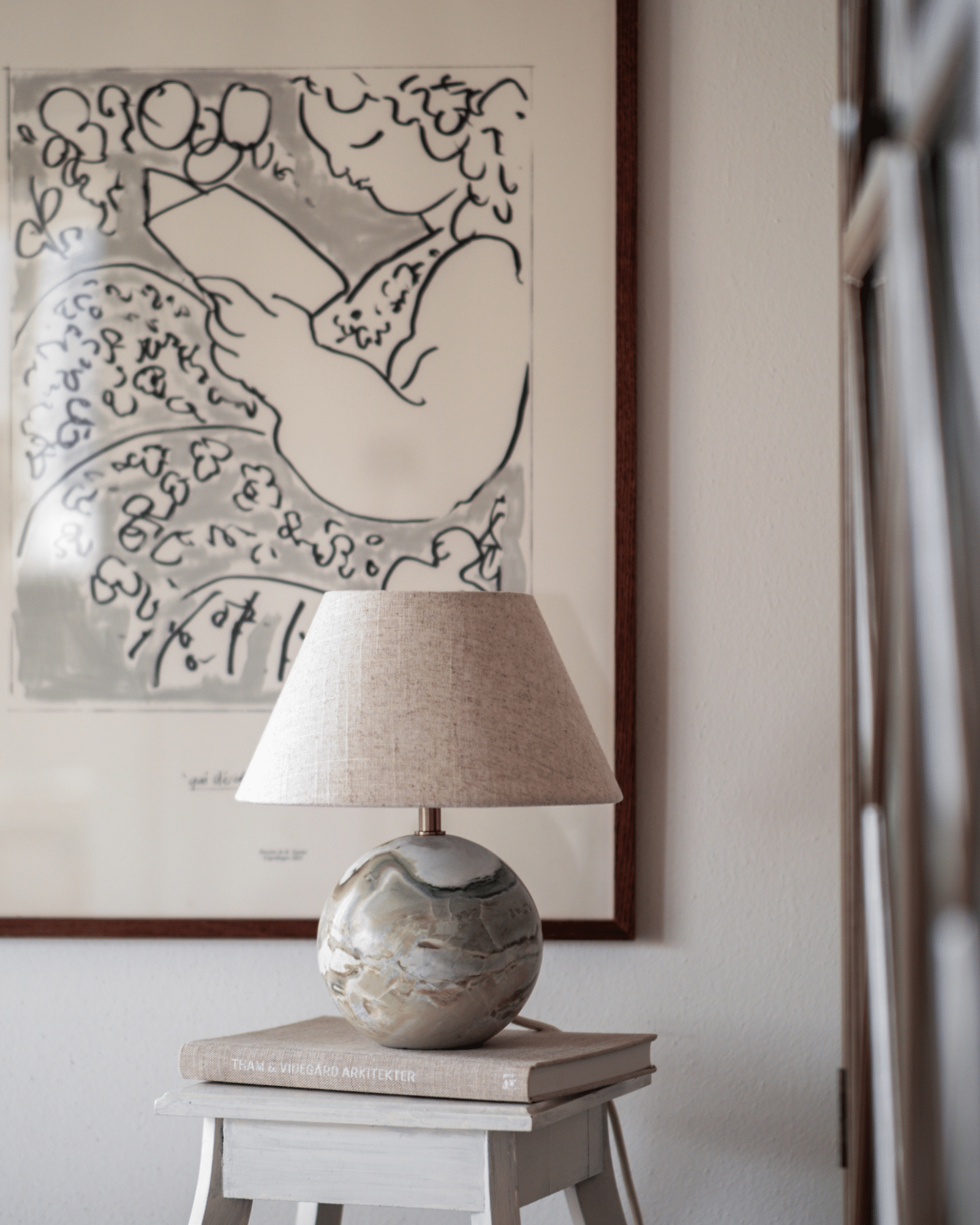 Globen Lightning Bordslampa Castello 24 Ljusgrön marmor - Bild 4