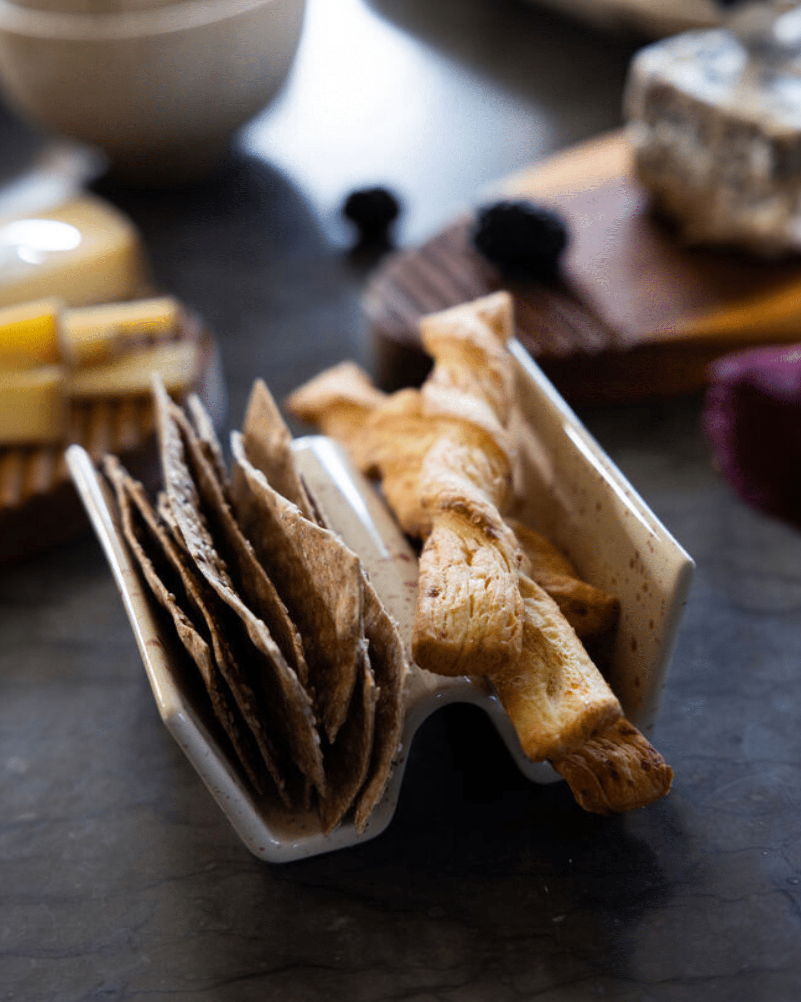 Ditte tacoställ 2-pack Beige/vinröd - Bild 3