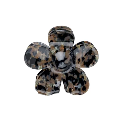 Hårklämma Blomma S walnut