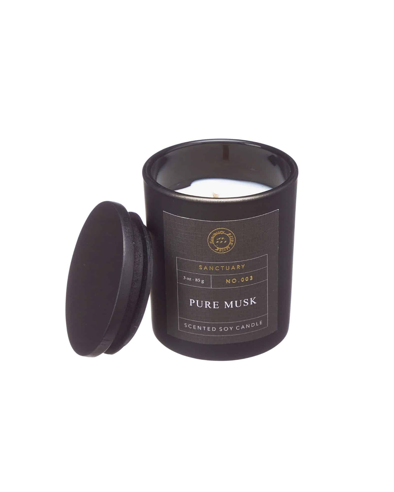 YASU Doftljus 3‑pack White Sandalwood, Maasai Mara, Pure Musk