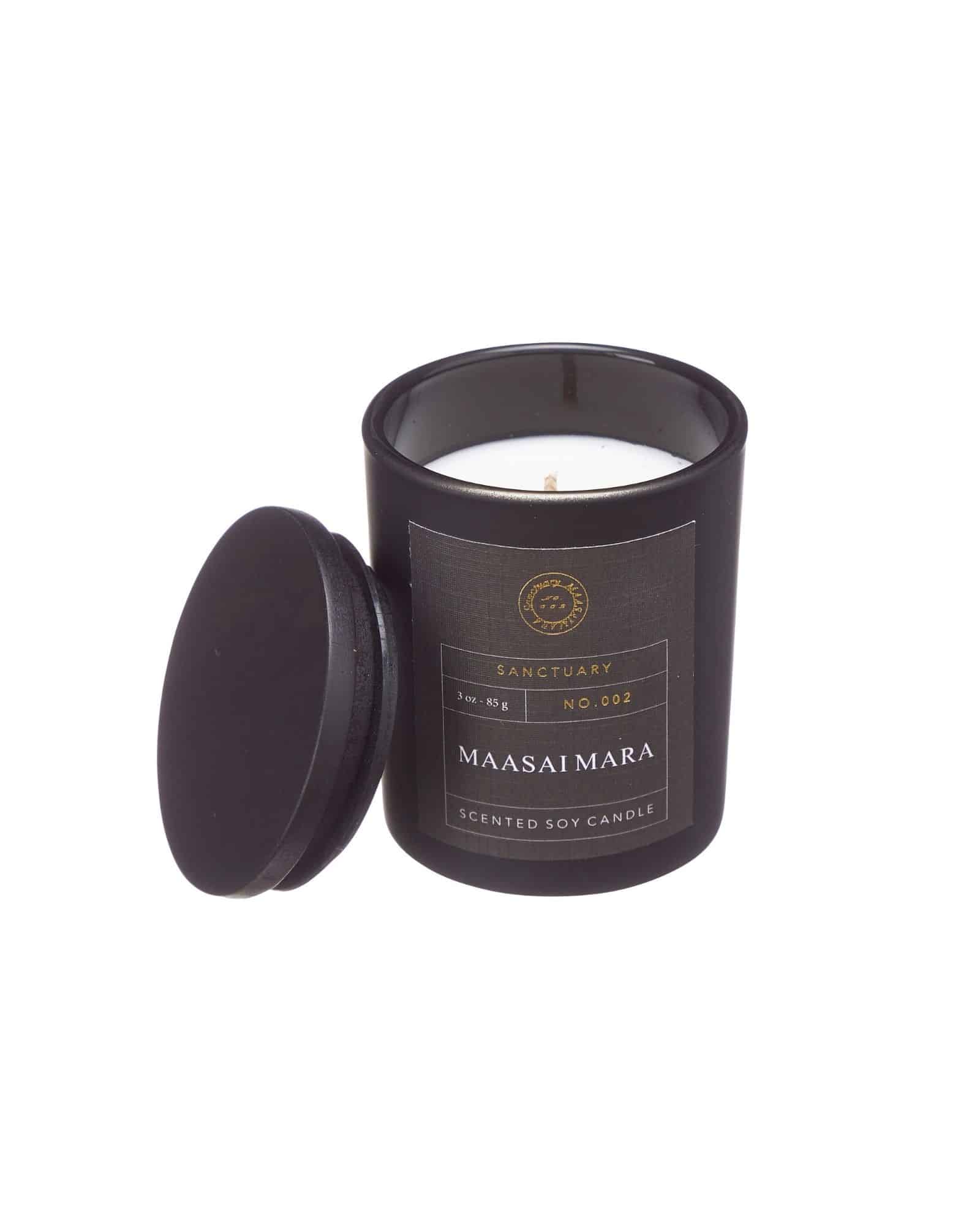 YASU Doftljus 3‑pack White Sandalwood, Maasai Mara, Pure Musk