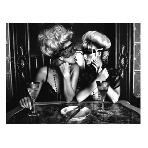 Cobra Art Tavla Kissing Ladies Plexiglas 120x80cm