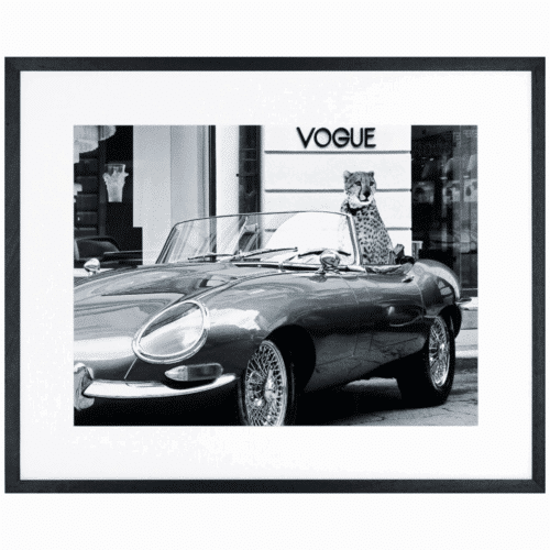 Tavla En Vogue med svart ram 85 x 105 cm