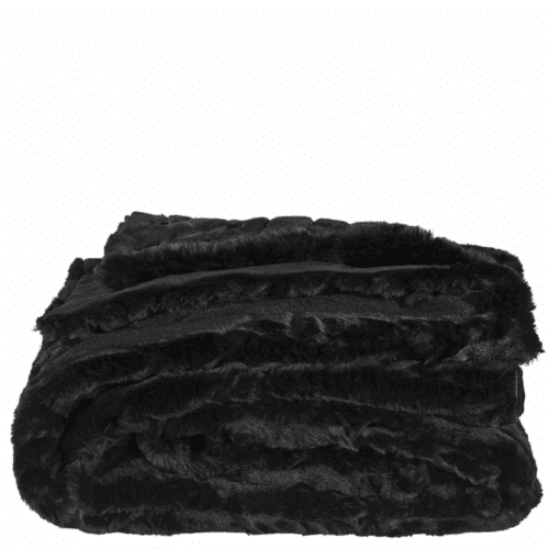 Artwood Pläd Celine Solid black 127x150cm