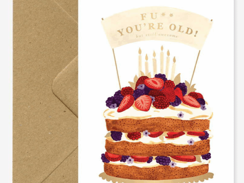 Parlebo Kort Fuck You're Old