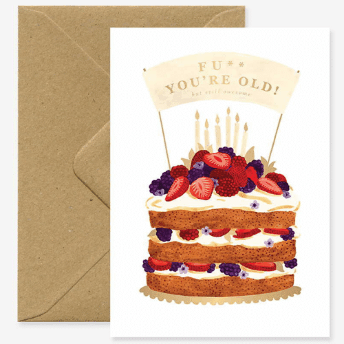 Parlebo Kort Fuck You're Old