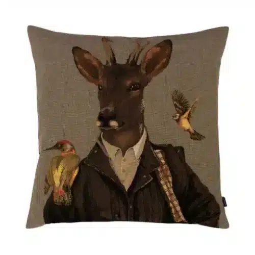 Prydnadskudde Jägarbock 45x45 cm