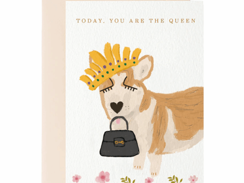 Parlebo Kort Today, You are the Queen Greeting Card