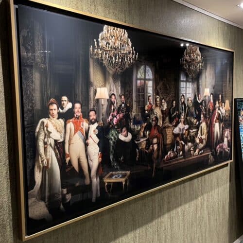 Cobra Art Tavla Hollywood at Golden age Plexiglas 200x100 Ram Guld