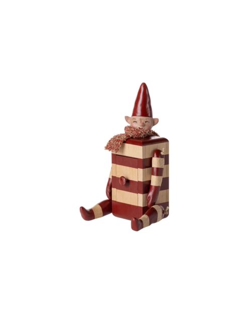Maileg Elf with drawer - Red