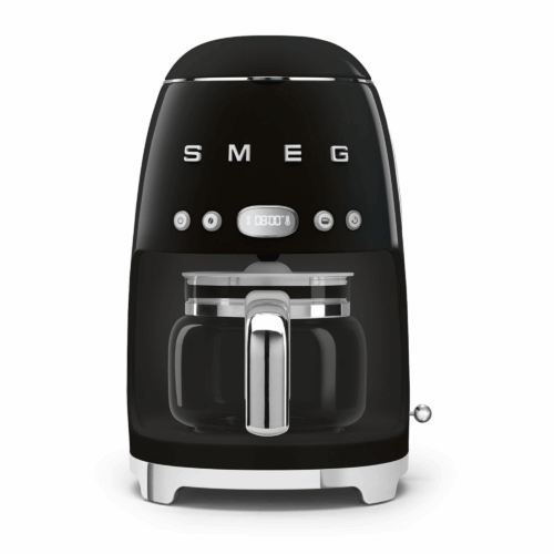 Smeg Kaffebryggare Svart, Högblank 50's Style