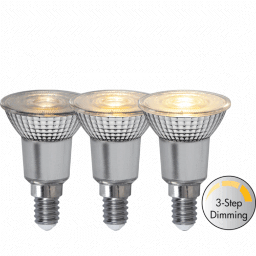 Star Trading Led-lampa E14 Par16 Spotlight glass 3-step