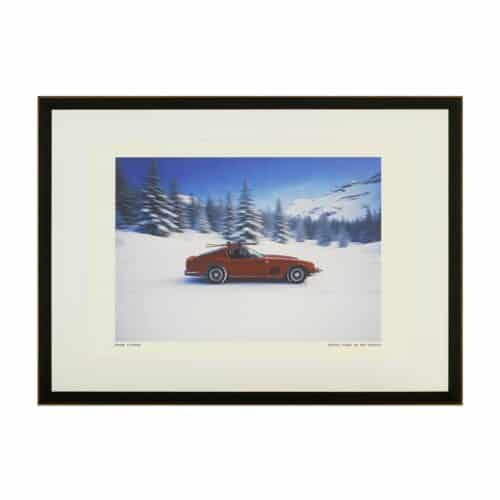 Tavla Rouge Vitesse med svart ram