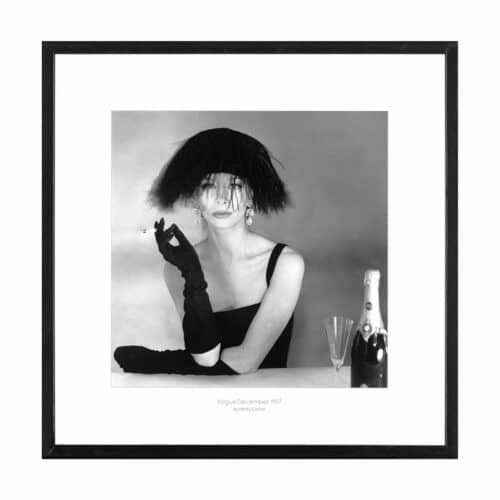 Tavla Vogue December 1957 med svart ram