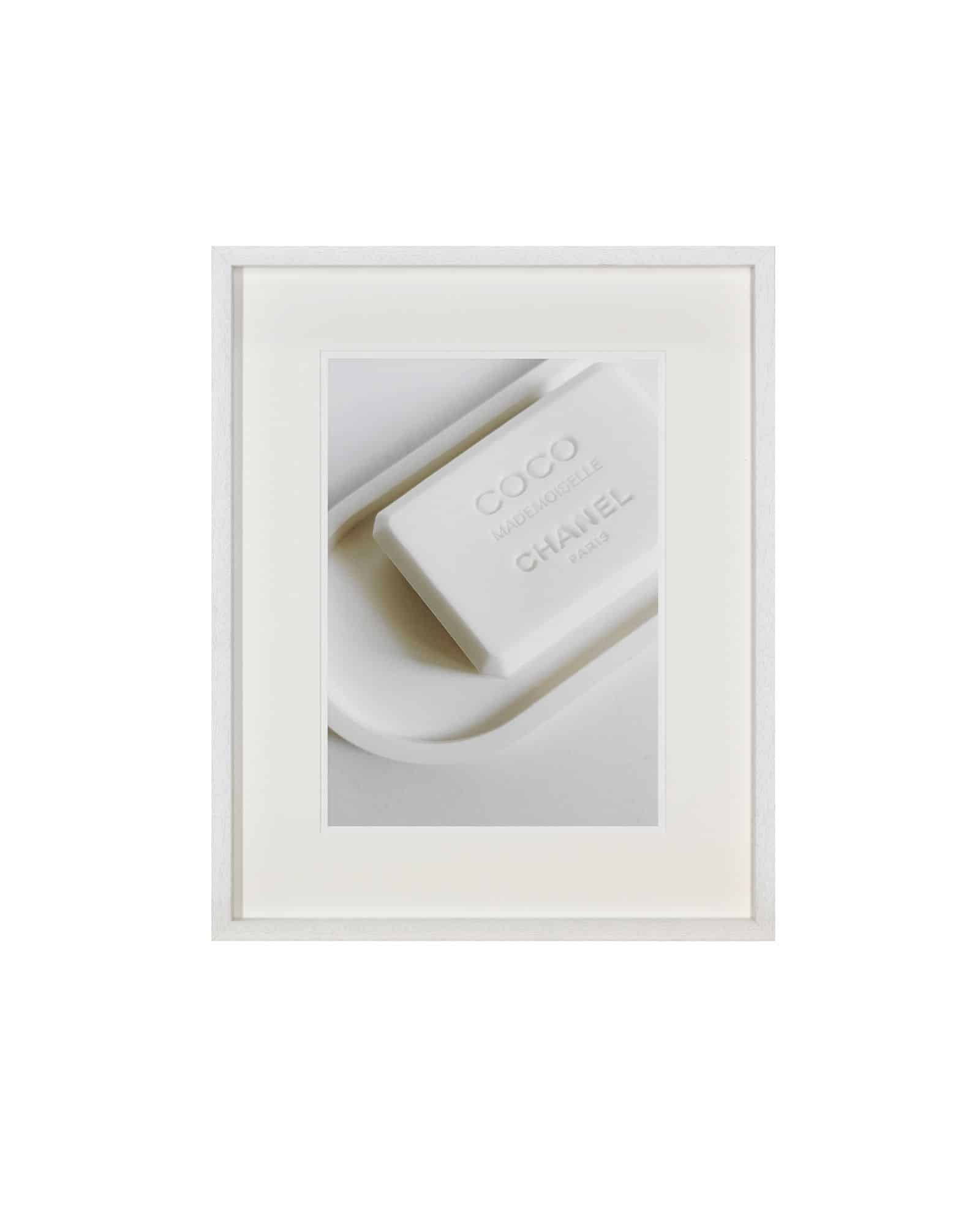 Tavla Luxury Soap med vit ram