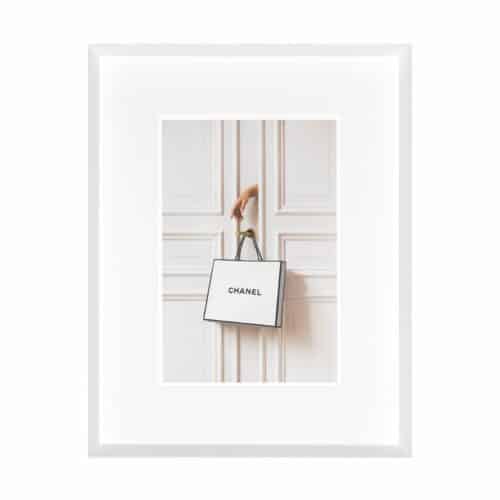 Tavla Chic Bag med vit ram