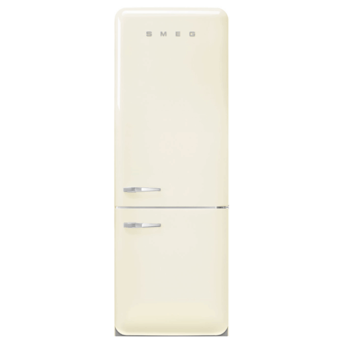 Smeg Kombinerad Kyl/Frys | Creme Dörrhängning: Höger 50's Style