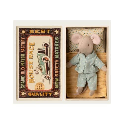 Maileg Lillebror mus i tändsticksask