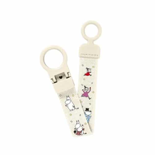 BIBS Moomin Nappklämma med ögla Ivory